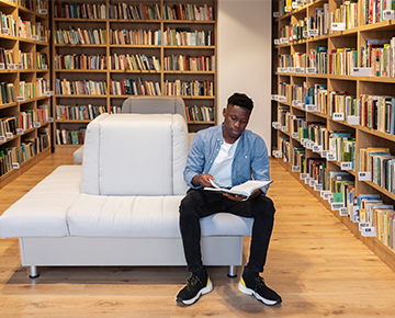 Well-stocked Library